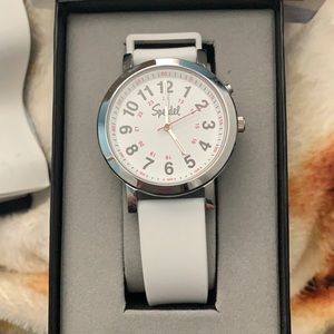 Scrub watch, white, Speidel, brand new